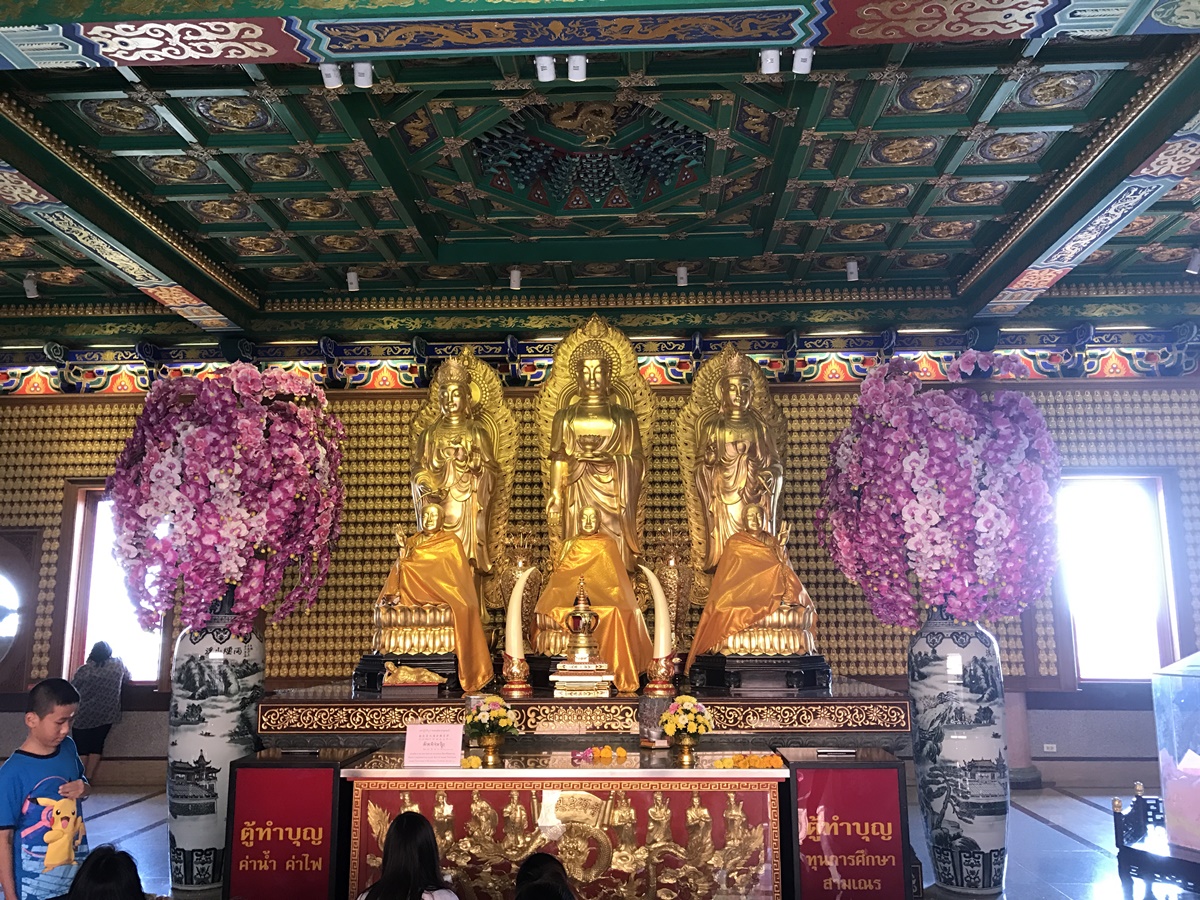 ภายในวิหารหมื่นพุทธ วัดเล่งเน่ยยี่ 2