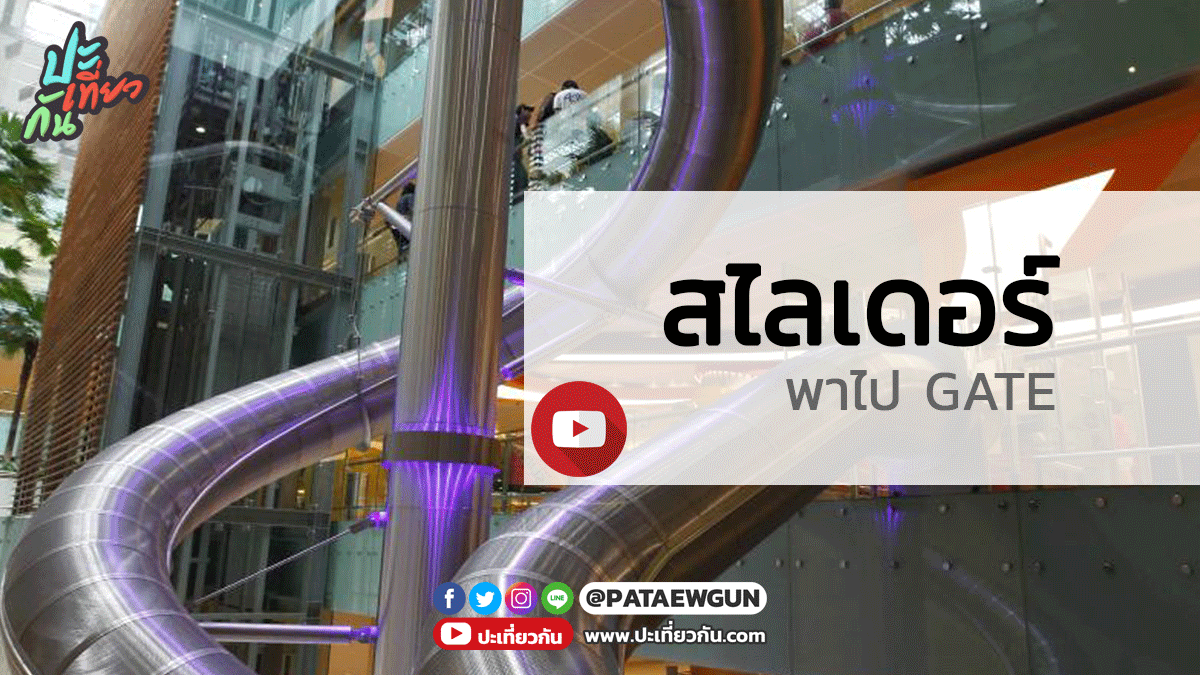 สไลเดอร์ พาไปเกต ที่ สนามบินชางงี สิงคโปร์