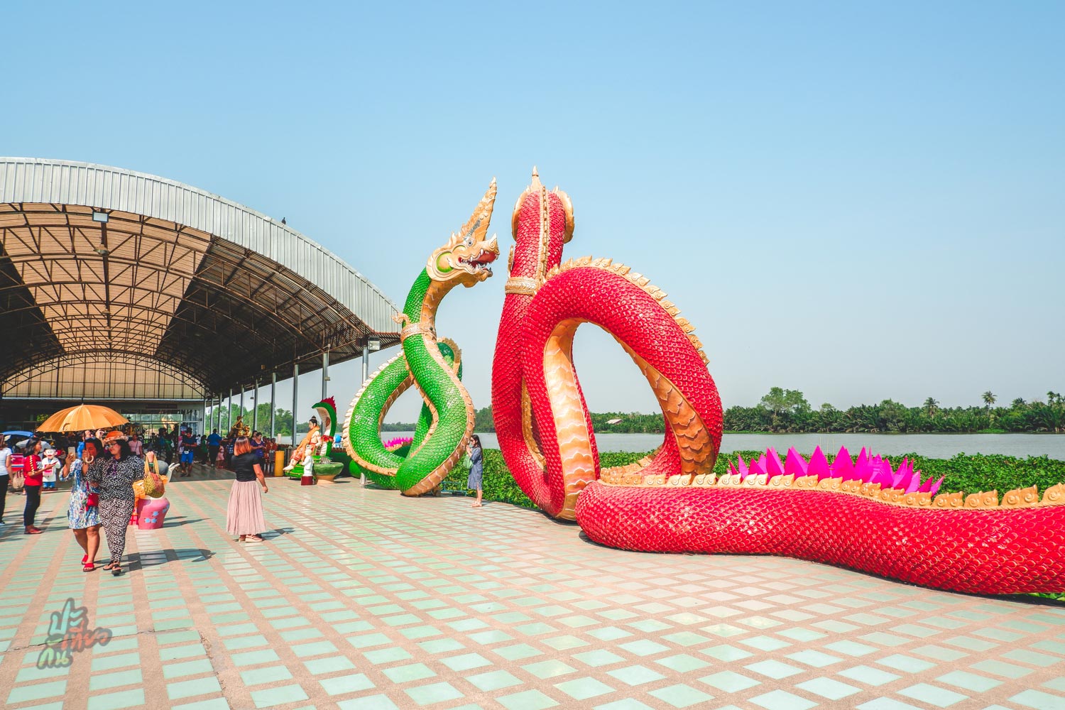 พญานาค 2 ตัว