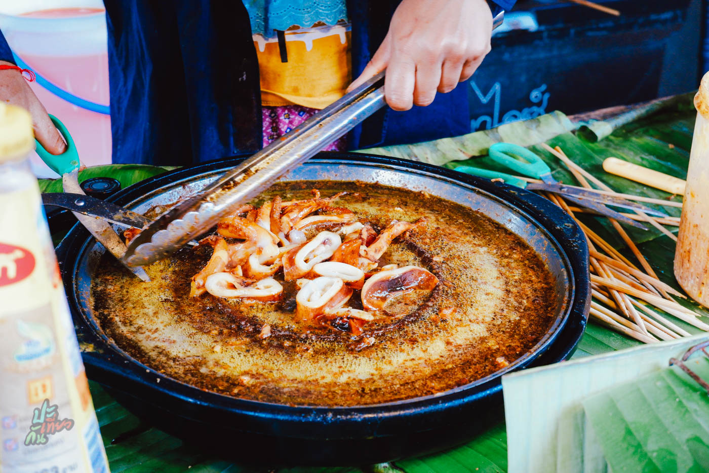 ร้านหมึกสดทอดกระเทียม
