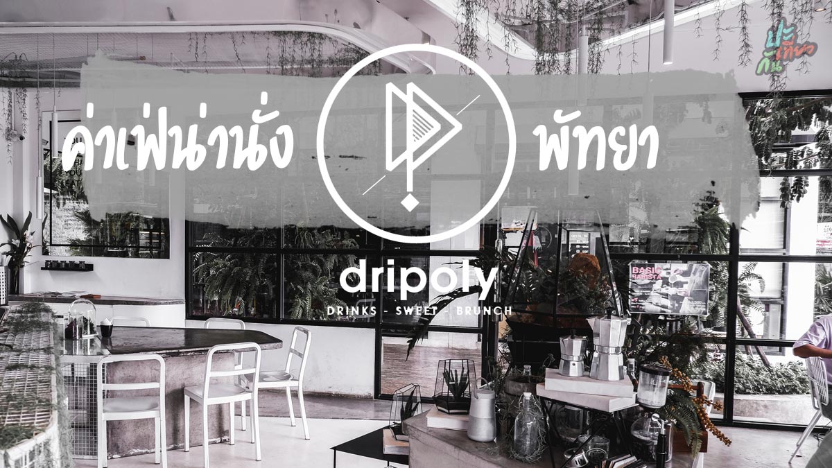 ค่าเฟ่น่านั่ง "Dripoly" พัทยา