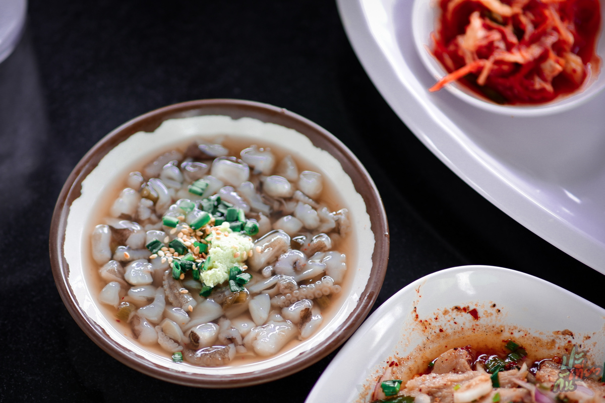หมวดหมึกสด วาซาบิ Lemon Tree Cafe